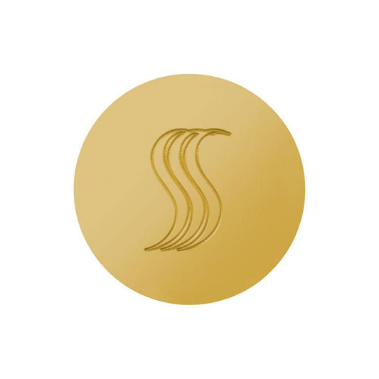 ThermaSol 2" Polished Gold Finish SteamVection Round Steam Head