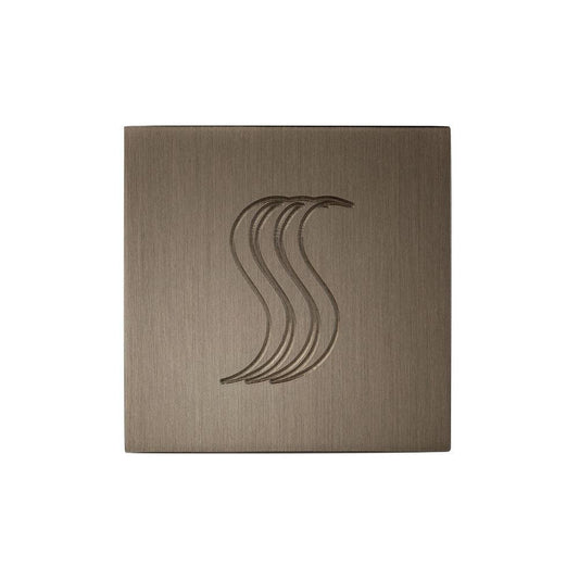 ThermaSol 2" x 2" Antique Nickel Finish SteamVection Square Steam Head
