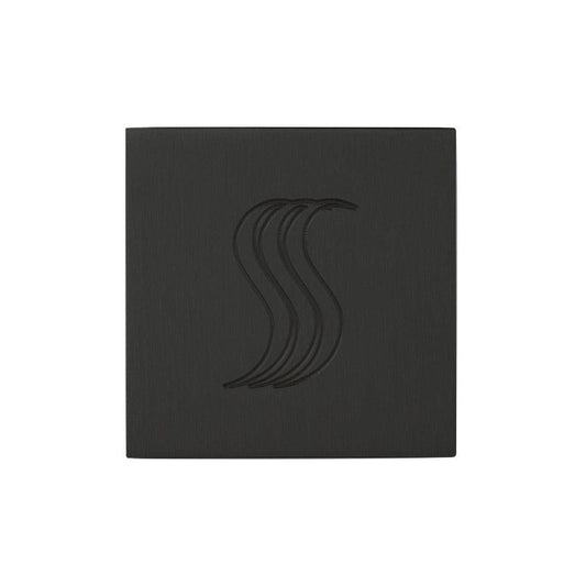 ThermaSol 2" x 2" Matte Black Finish SteamVection Square Steam Head