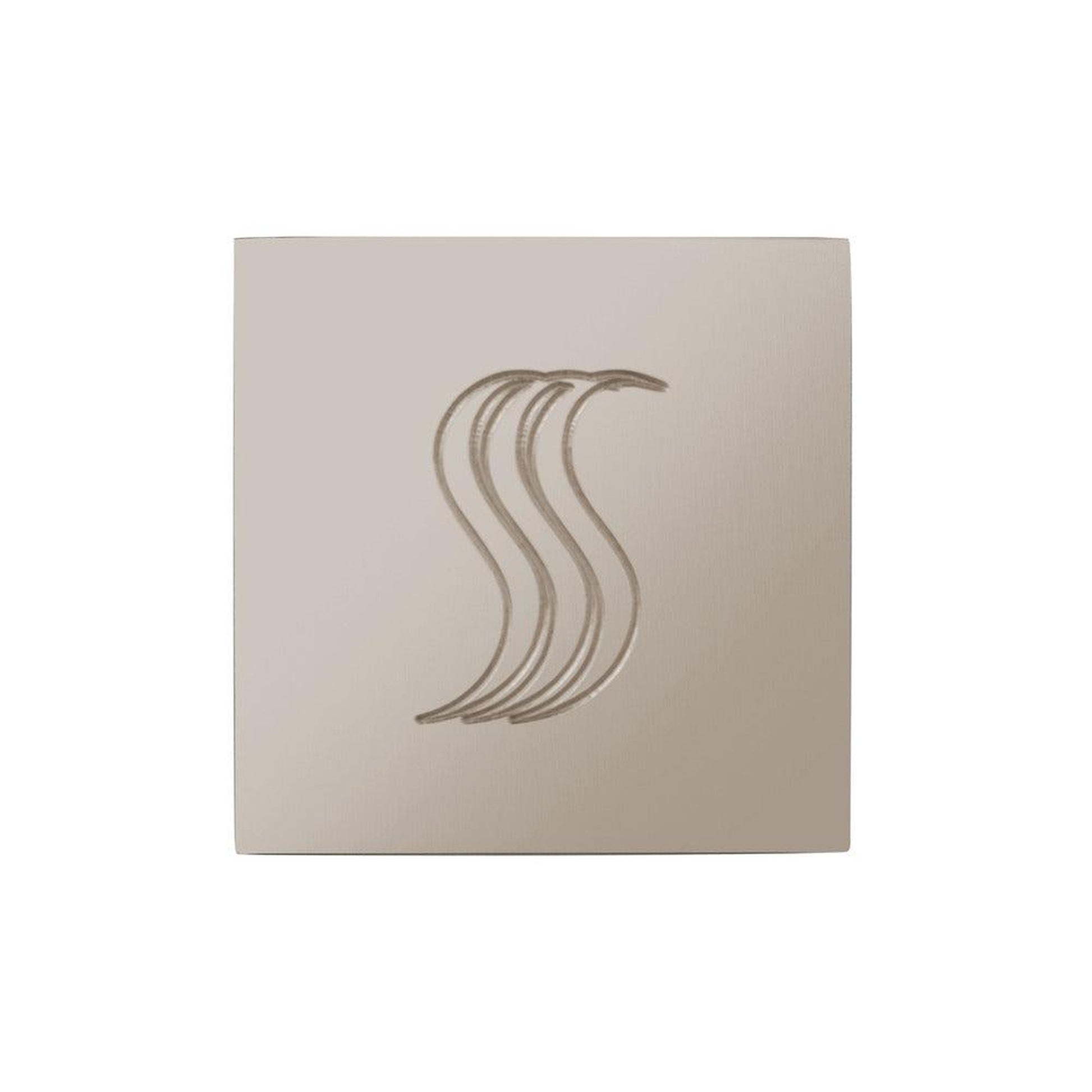 ThermaSol 2" x 2" Polished Nickel Finish SteamVection Square Steam Head
