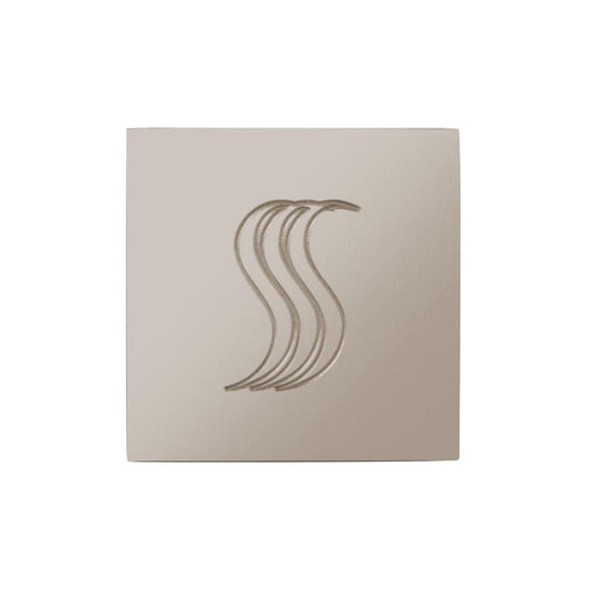 ThermaSol 2" x 2" Polished Nickel Finish SteamVection Square Steam Head