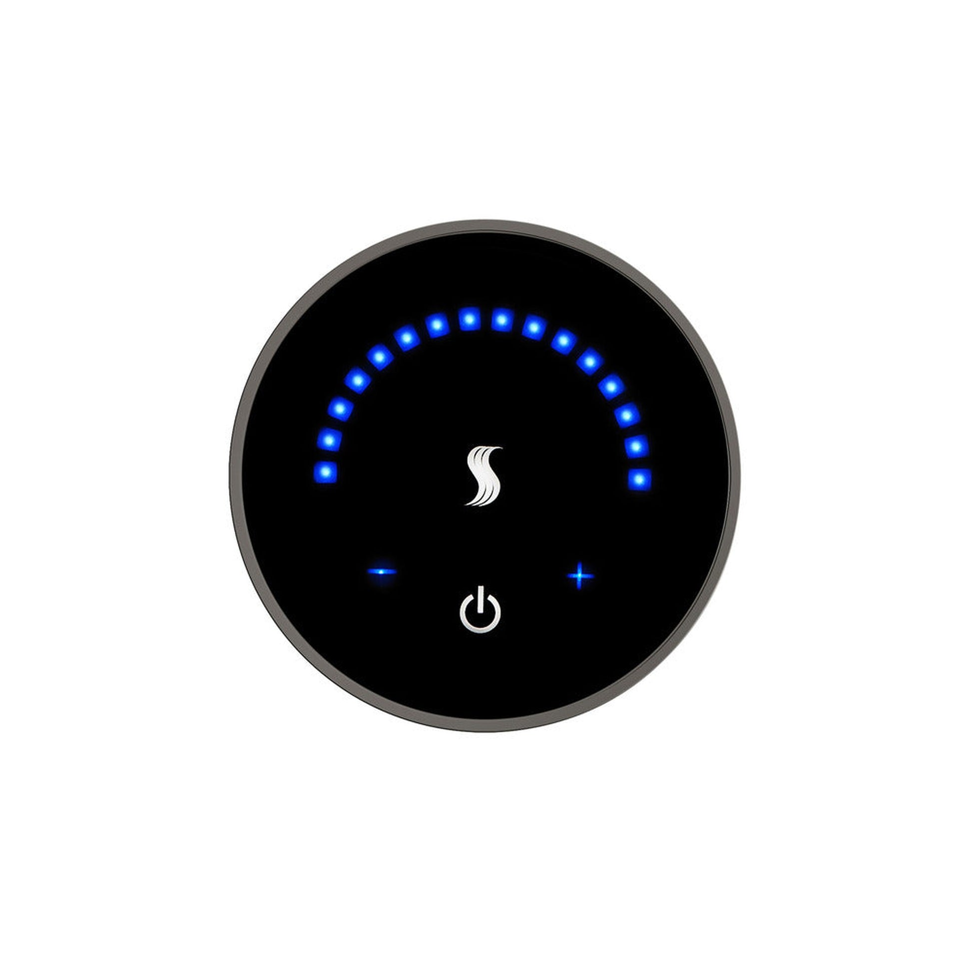 ThermaSol 3" Black Nickel Finish Wall-Mount MicroTouch Controller - Round