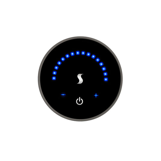 ThermaSol 3" Black Nickel Finish Wall-Mount MicroTouch Controller - Round