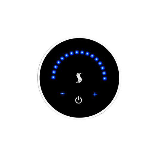 ThermaSol 3" White Finish Wall-Mount MicroTouch Controller - Round