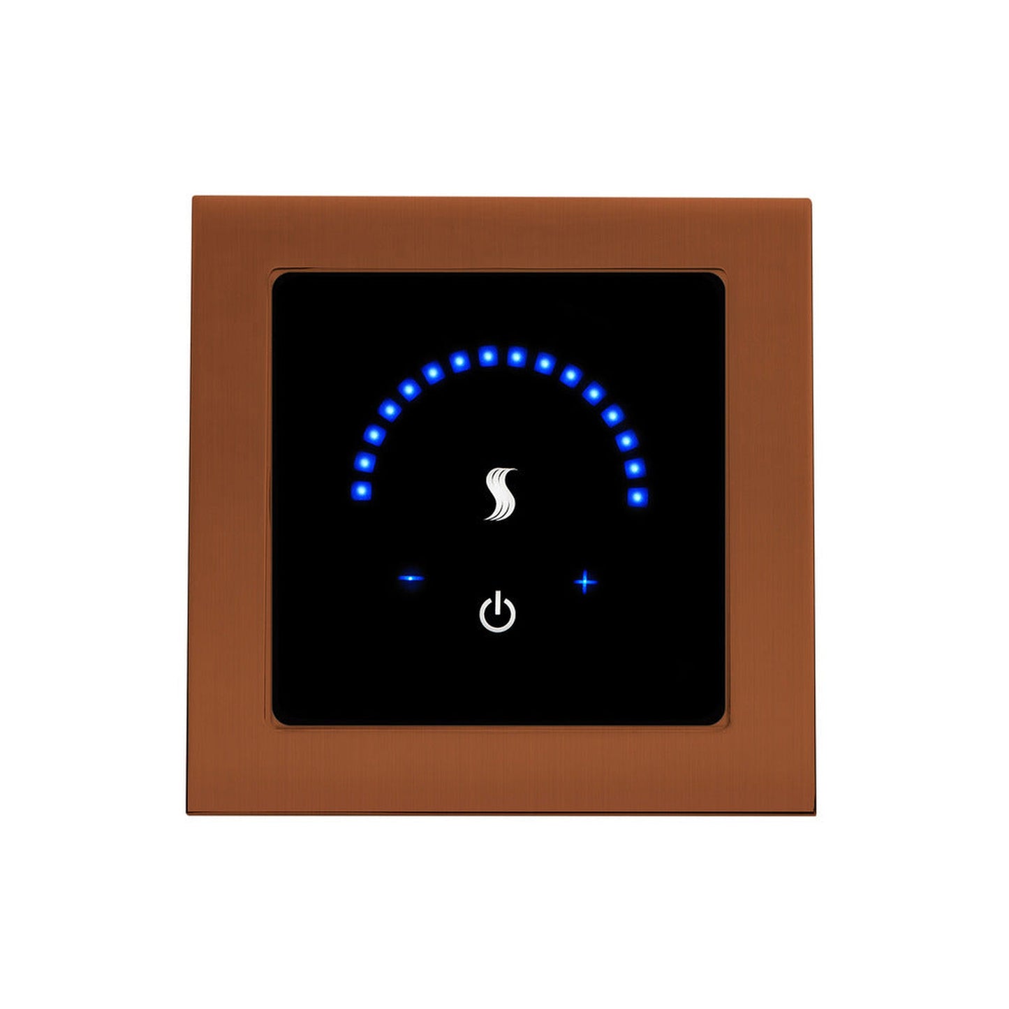 ThermaSol 4" Antique Copper Finish Recessed MicroTouch Controller - Square