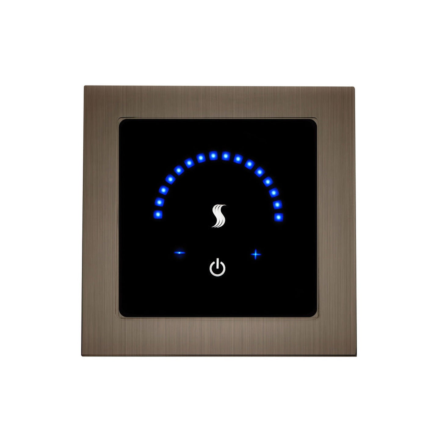 ThermaSol 4" Antique Nickel Finish Recessed MicroTouch Controller - Square