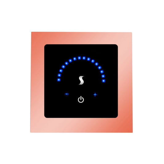 ThermaSol 4" Copper Finish Recessed MicroTouch Controller - Square