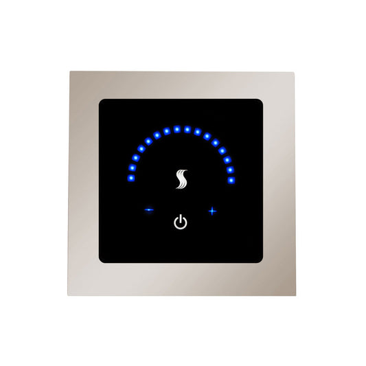 ThermaSol 4" Polished Nickel Finish Recessed MicroTouch Controller - Square
