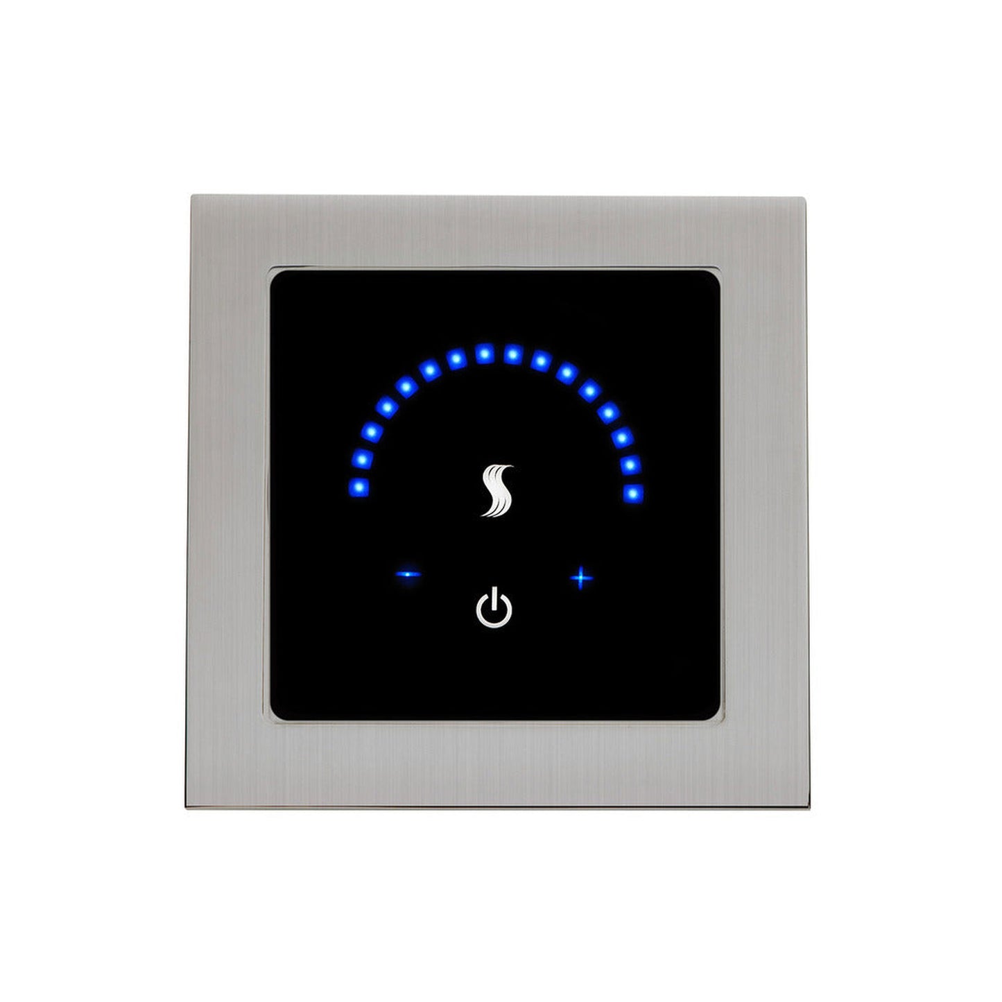 ThermaSol 4" Satin Chrome Finish Recessed MicroTouch Controller - Square