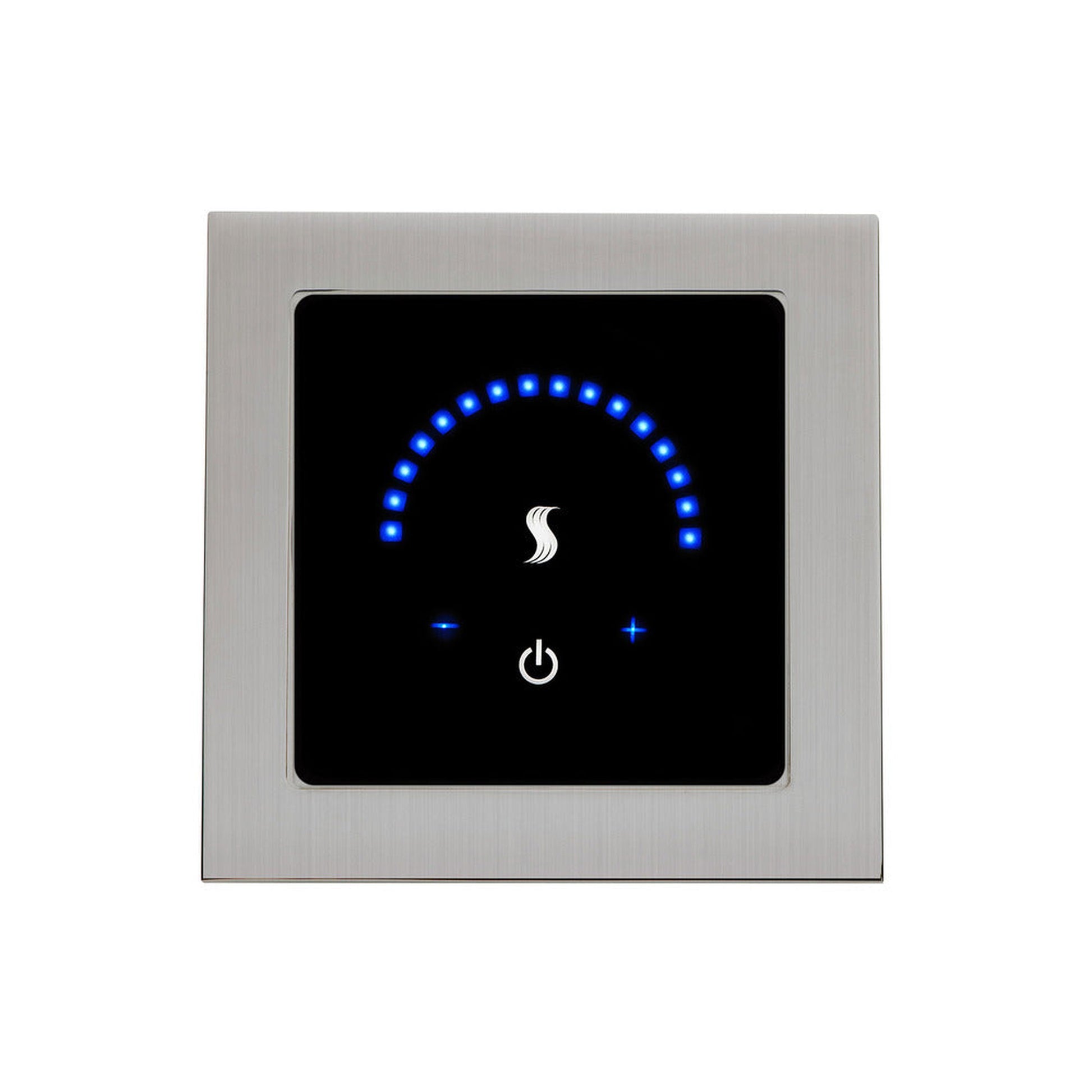 ThermaSol 4" Satin Chrome Finish Recessed MicroTouch Controller - Square