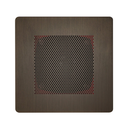 ThermaSol 5" x 5" Antique Nickel Finish In-Shower Bluetooth 2.1 + EDR Stereo Speakers