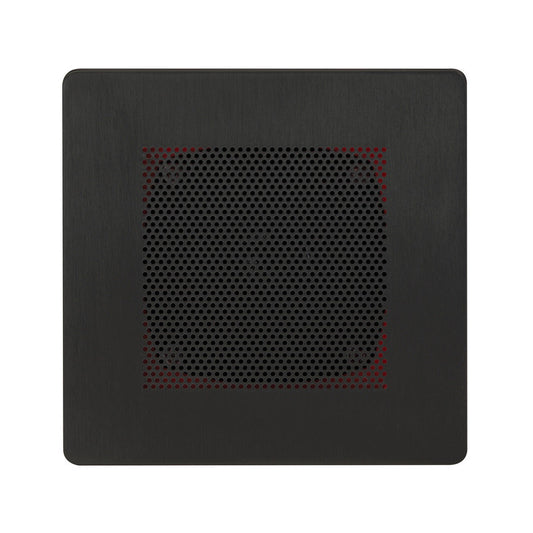 ThermaSol 5" x 5" Matte Black Finish In-Shower Bluetooth 2.1 + EDR Stereo Speakers