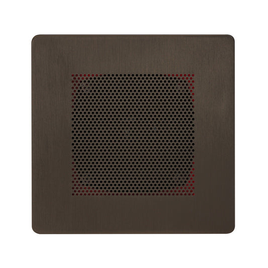 ThermaSol 5" x 5" Oil Rubbed Bronze Finish In-Shower Bluetooth 2.1 + EDR Stereo Speakers