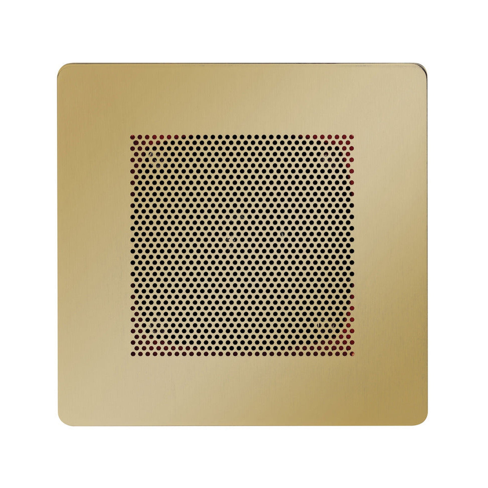 ThermaSol 5" x 5" Polished Brass Finish In-Shower Bluetooth 2.1 + EDR Stereo Speakers
