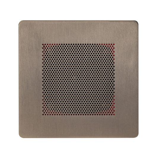 ThermaSol 5" x 5" Satin Nickel Finish In-Shower Bluetooth 2.1 + EDR Stereo Speakers