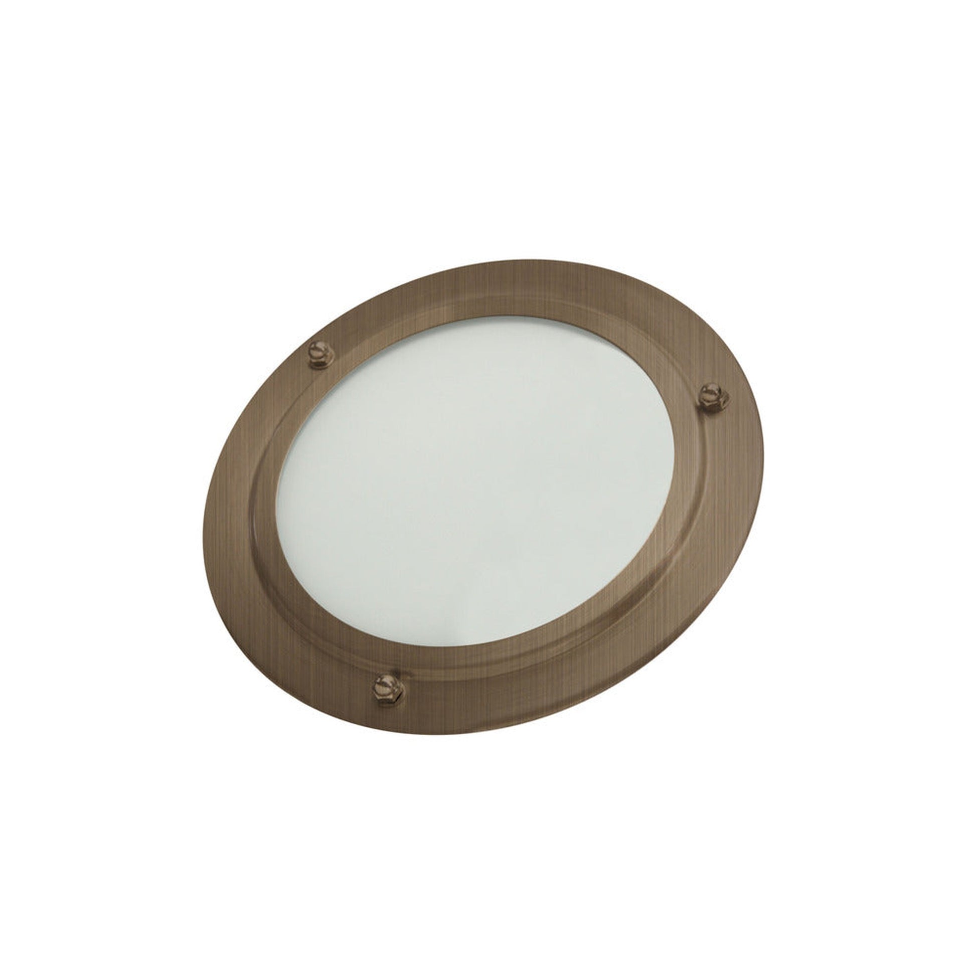 ThermaSol 7" Antique Nickel Finish In-Shower Dimmable LED Shower Light