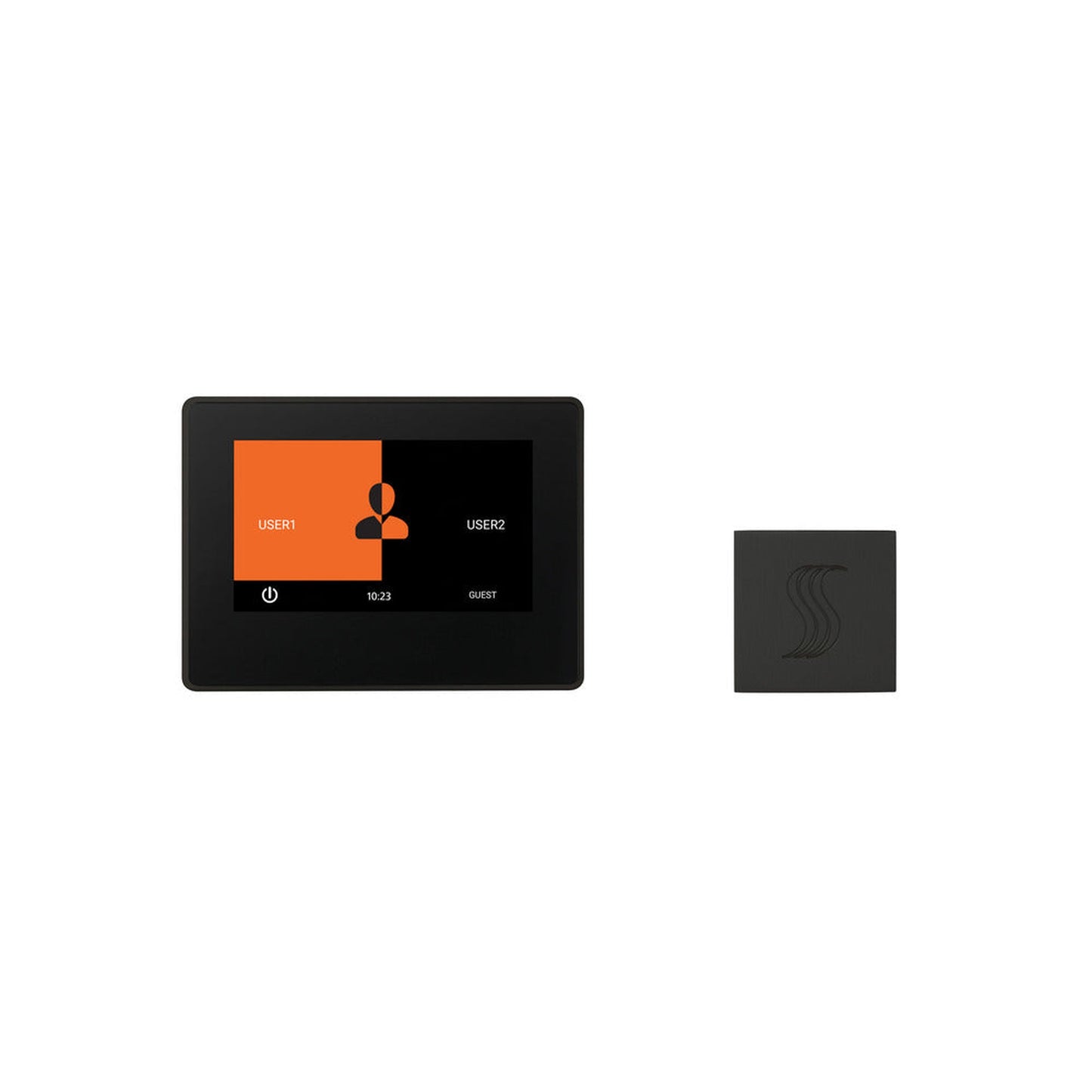ThermaSol 7" Matte Black Finish ThermaTouch Control and Square SteamVection