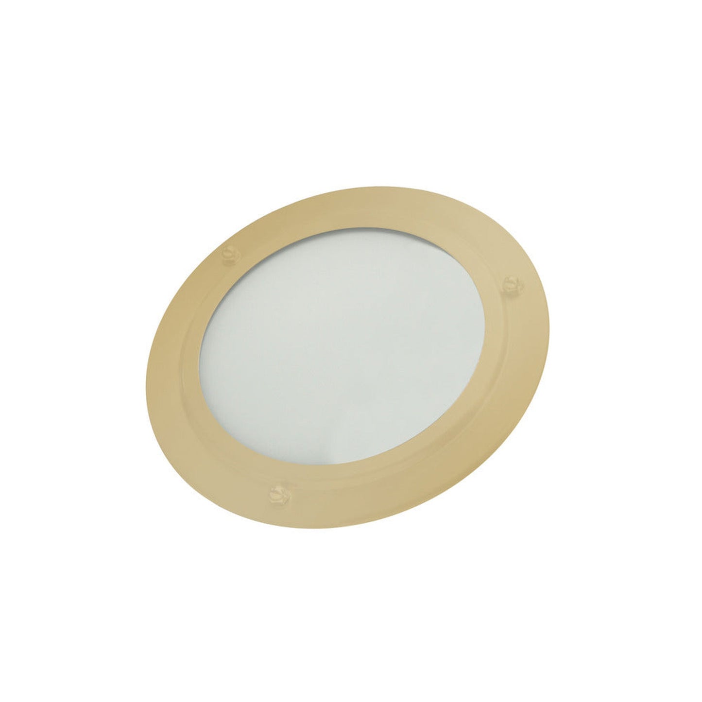 ThermaSol 7" Polished Brass Finish In-Shower Dimmable LED Shower Light