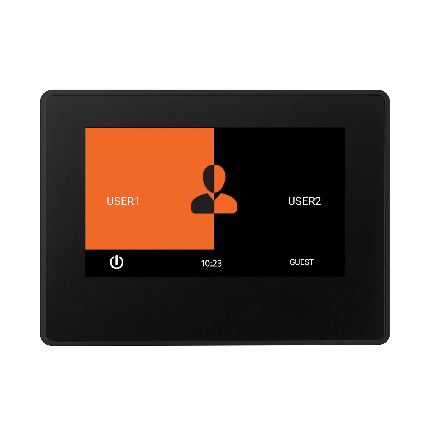 ThermaSol 7" Standard Black Finish ThermaTouch Controller