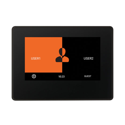 ThermaSol 7" Standard Black Finish ThermaTouch Controller