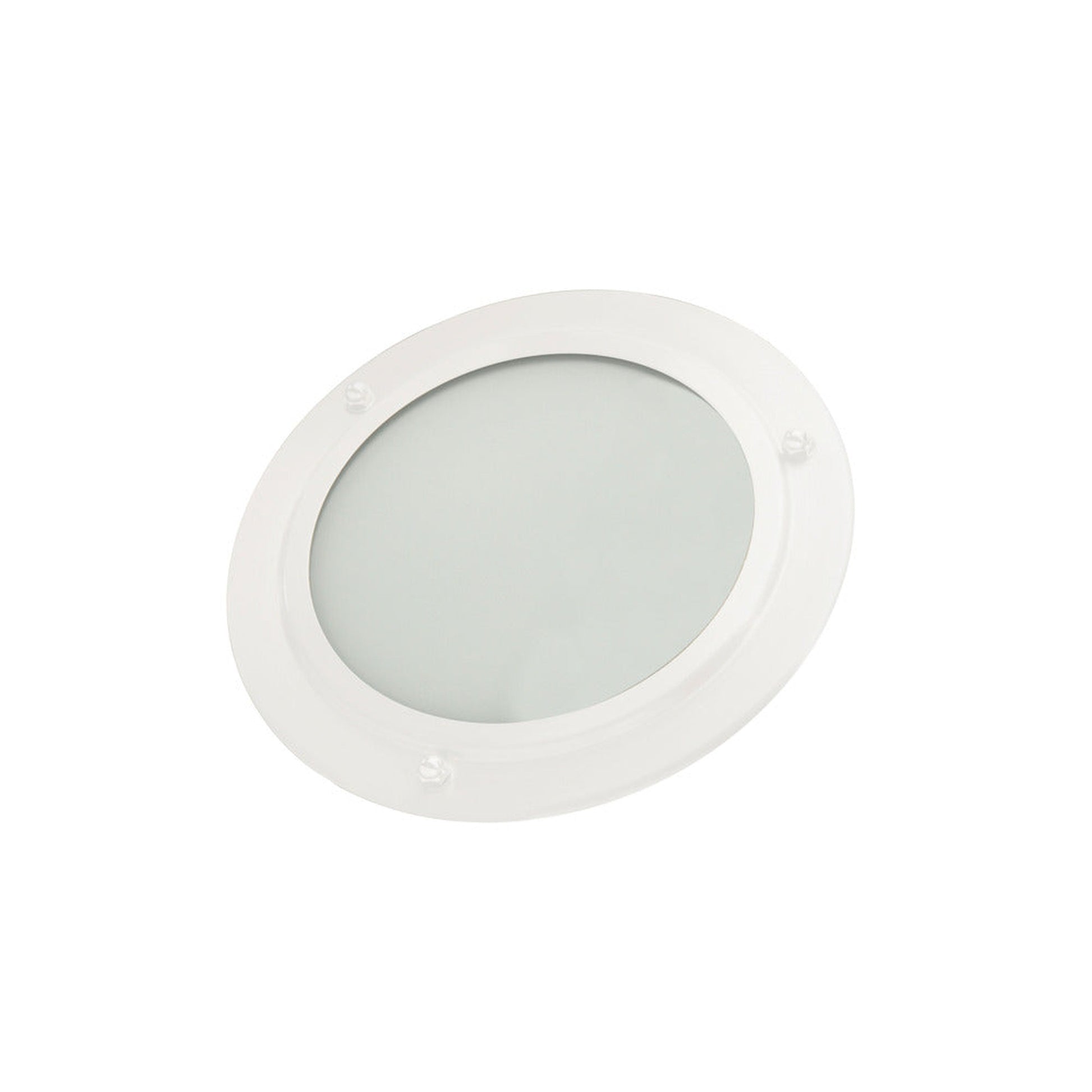 ThermaSol 7" White Finish In-Shower Dimmable LED Shower Light