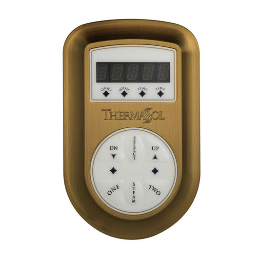 ThermaSol Antique Brass Finish Wall-Mount Signature Environment Control - Round