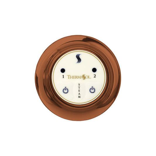 ThermaSol Antique Copper Finish Easy Start Steam Control - Round