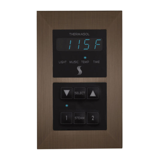 ThermaSol Antique Nickel Finish Recessed Signature Environment Control - Square