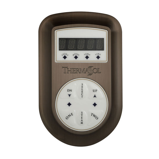 ThermaSol Antique Nickel Finish Wall-Mount Signature Environment Control - Round