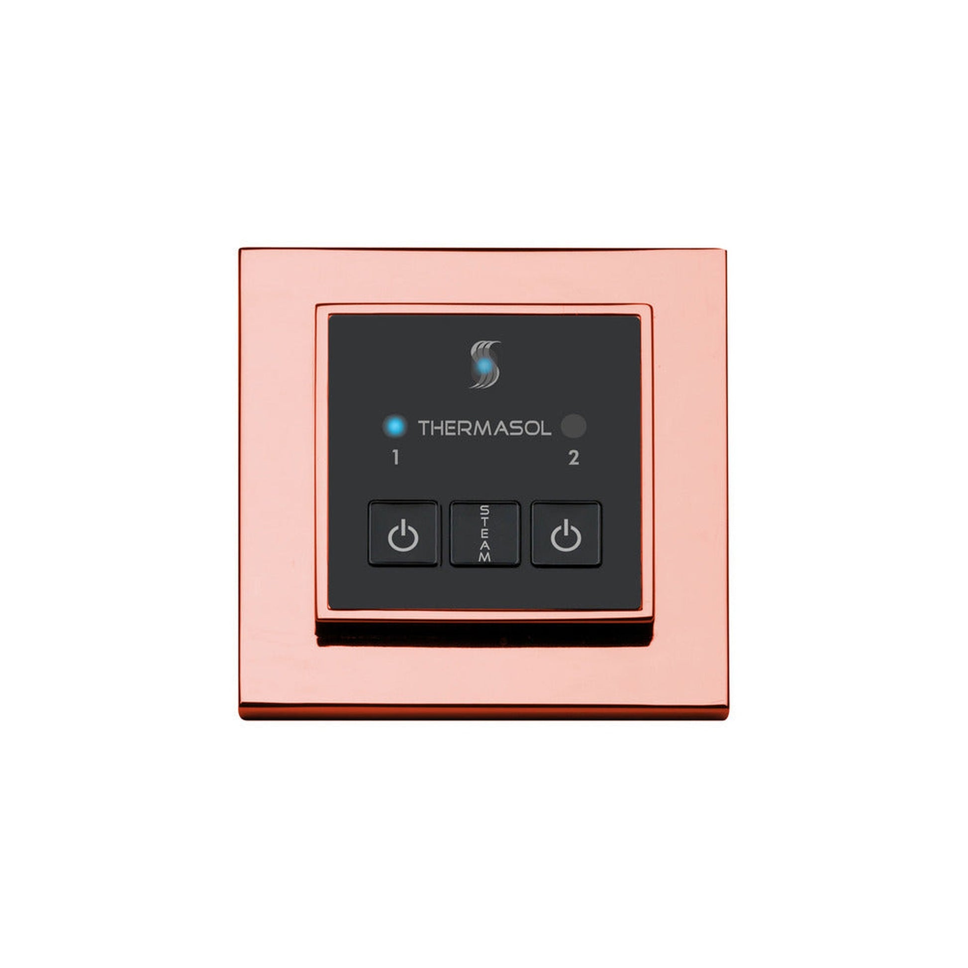 ThermaSol Copper Finish Easy Start Steam Control - Square