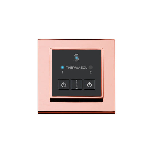 ThermaSol Copper Finish Easy Start Steam Control - Square