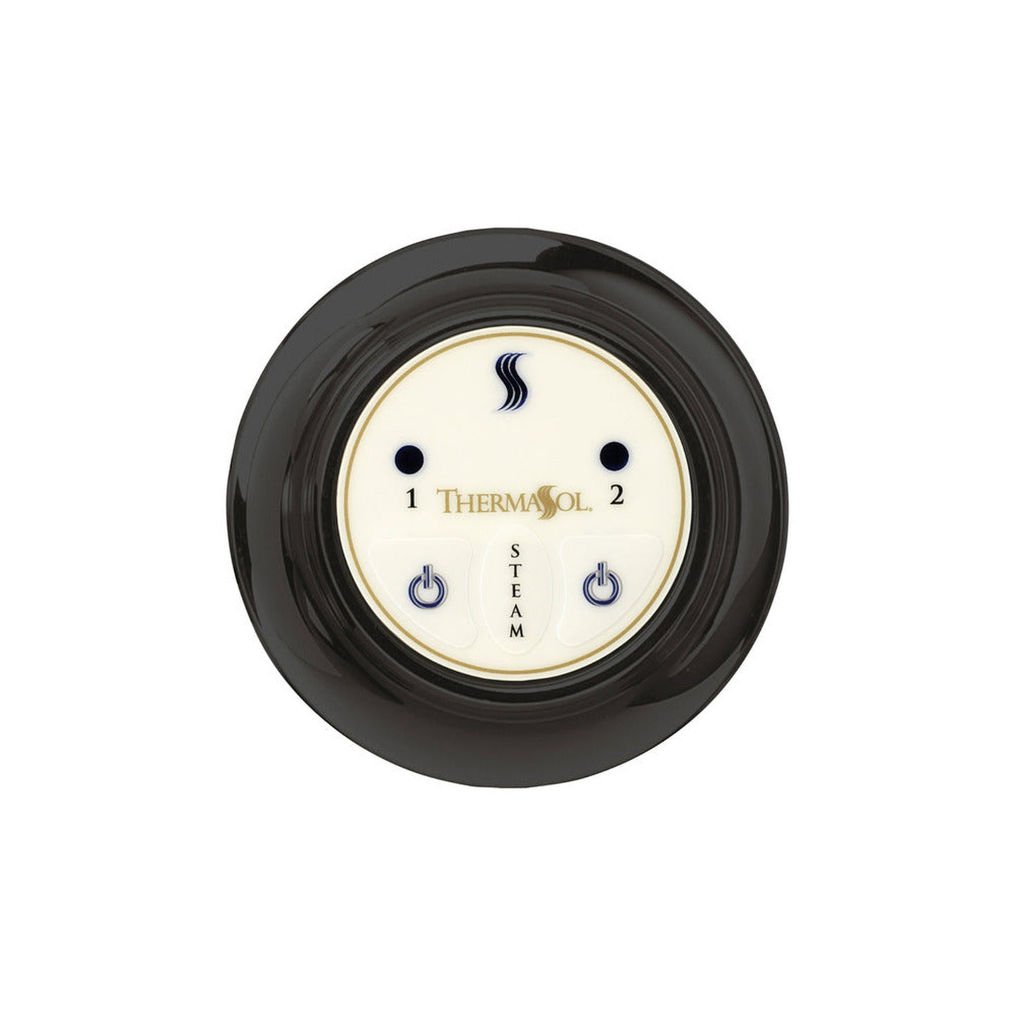 ThermaSol Matte Black Finish Easy Start Steam Control - Round