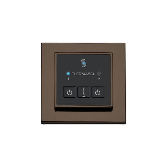 ThermaSol Oil Rubbed Bronze Finish Easy Start Steam Control - Square