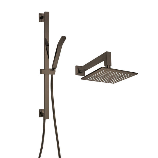 ThermaSol Oil Rubbed Bronze Finish Essential Square Shower Package