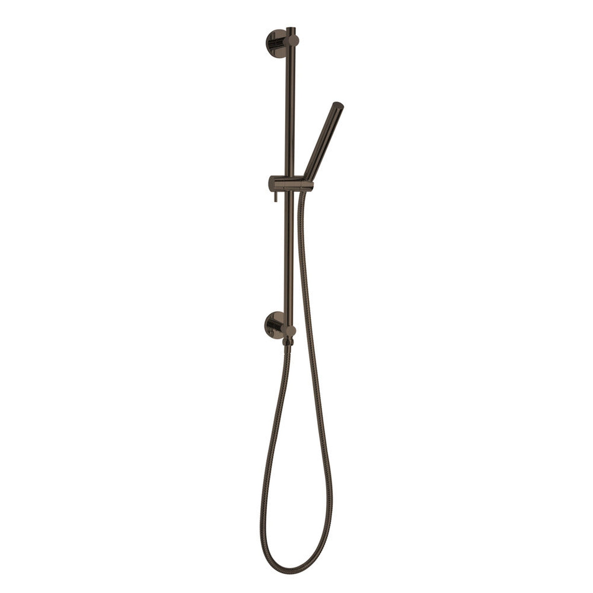 ThermaSol Oil Rubbed Bronze Finish Round Shower Rail, Hose, and Wand Kit