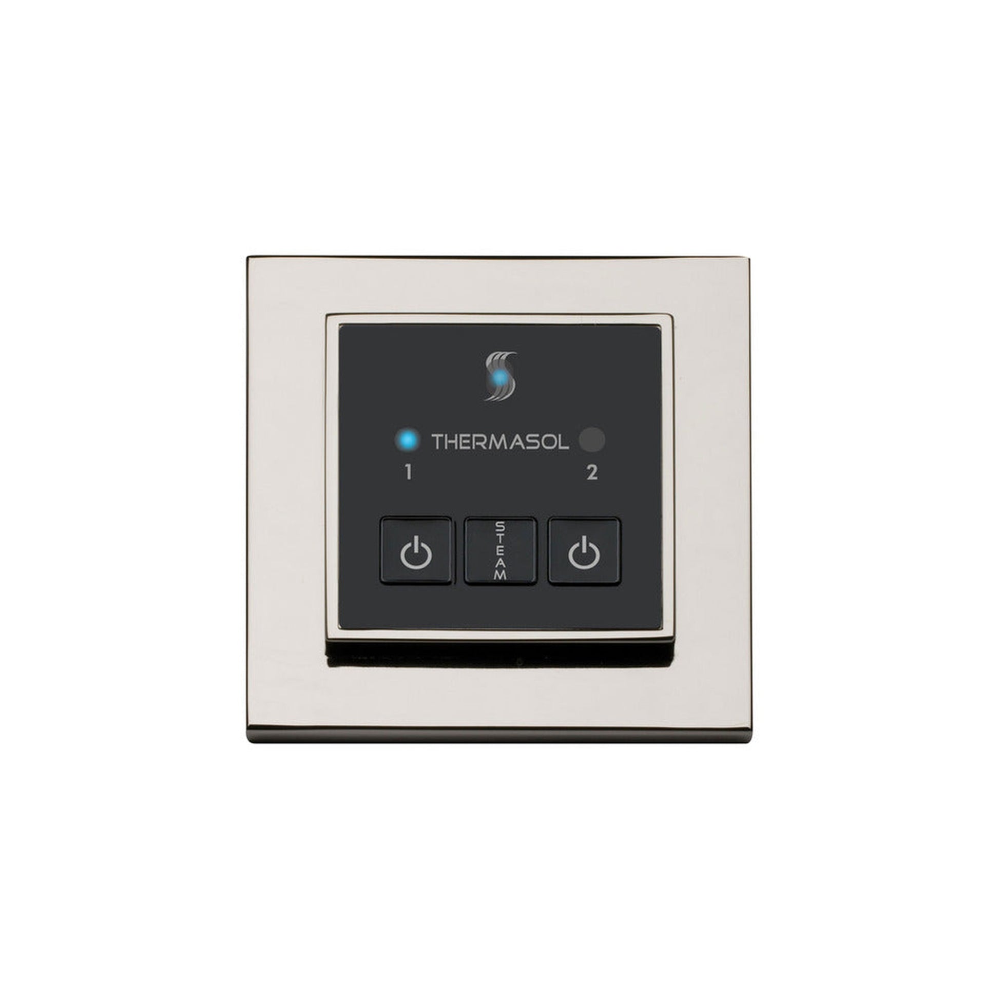 ThermaSol Polished Chrome Finish Easy Start Steam Control - Square
