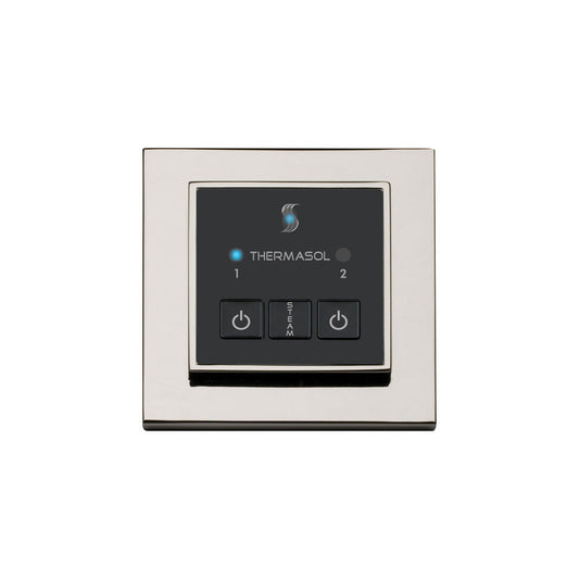 ThermaSol Polished Chrome Finish Easy Start Steam Control - Square