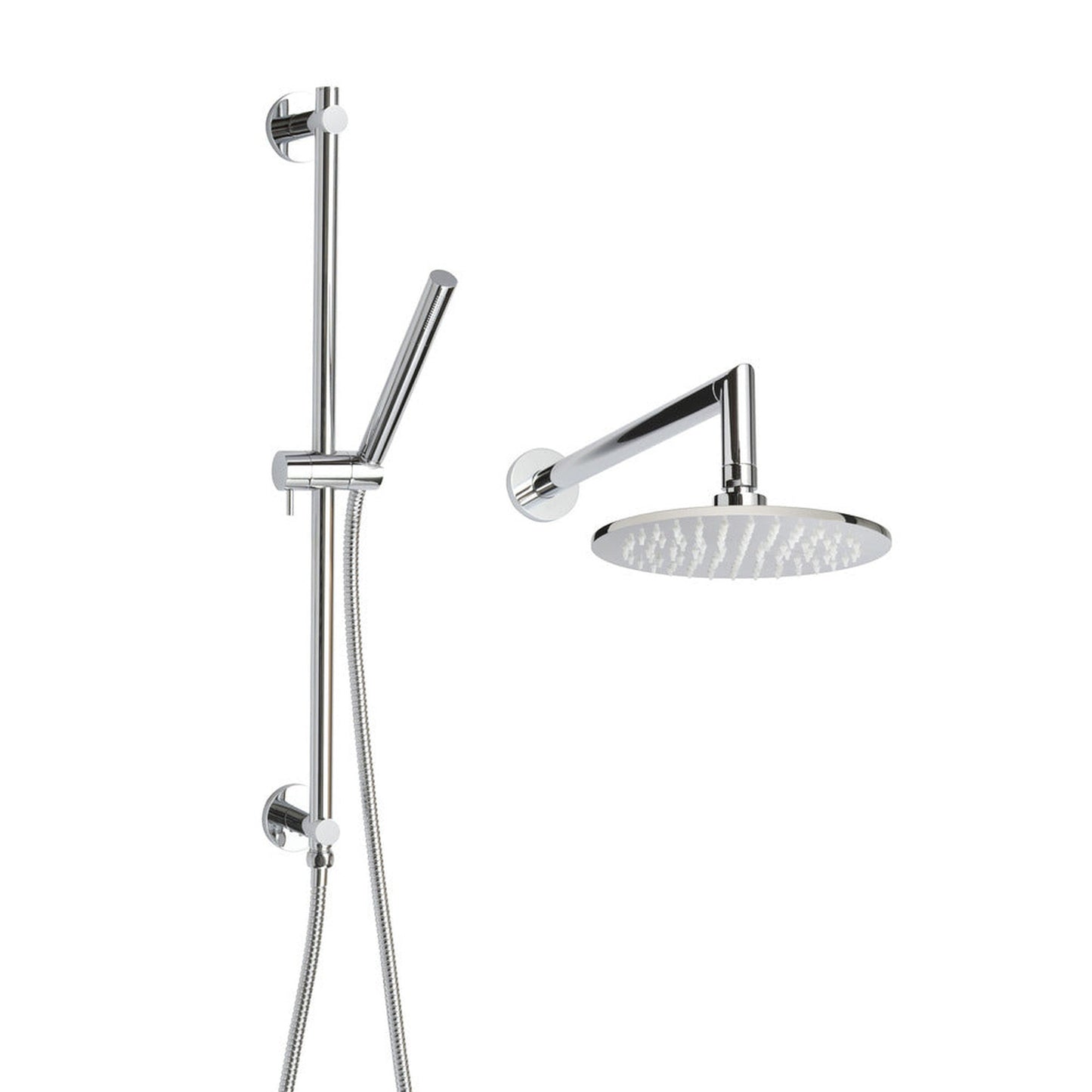 ThermaSol Polished Chrome Finish Essential Round Shower Package