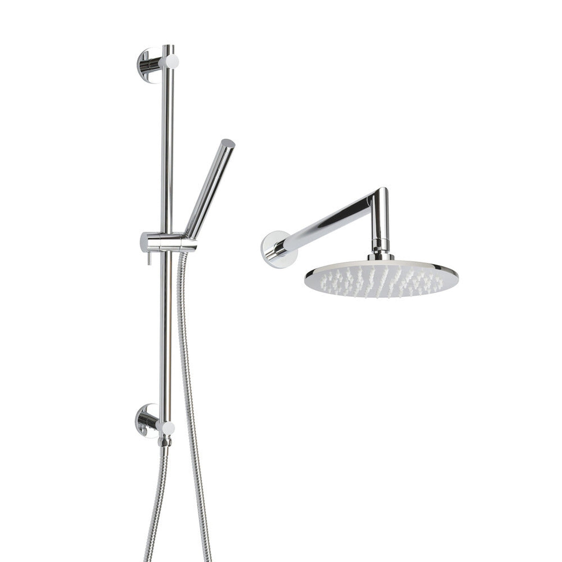 ThermaSol Polished Chrome Finish Essential Round Shower Package