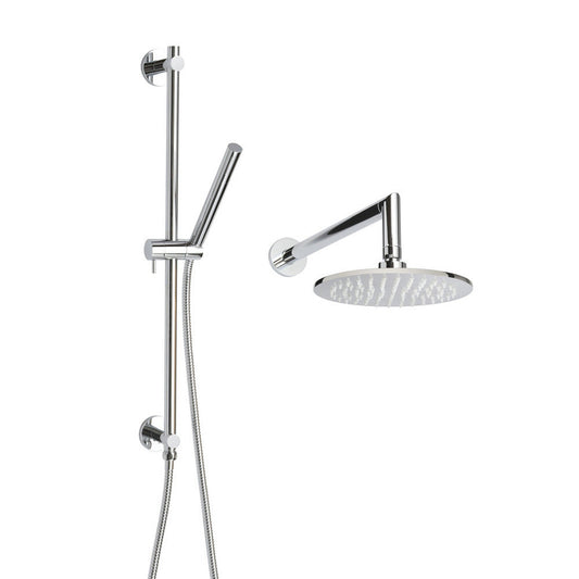 ThermaSol Polished Chrome Finish Essential Round Shower Package