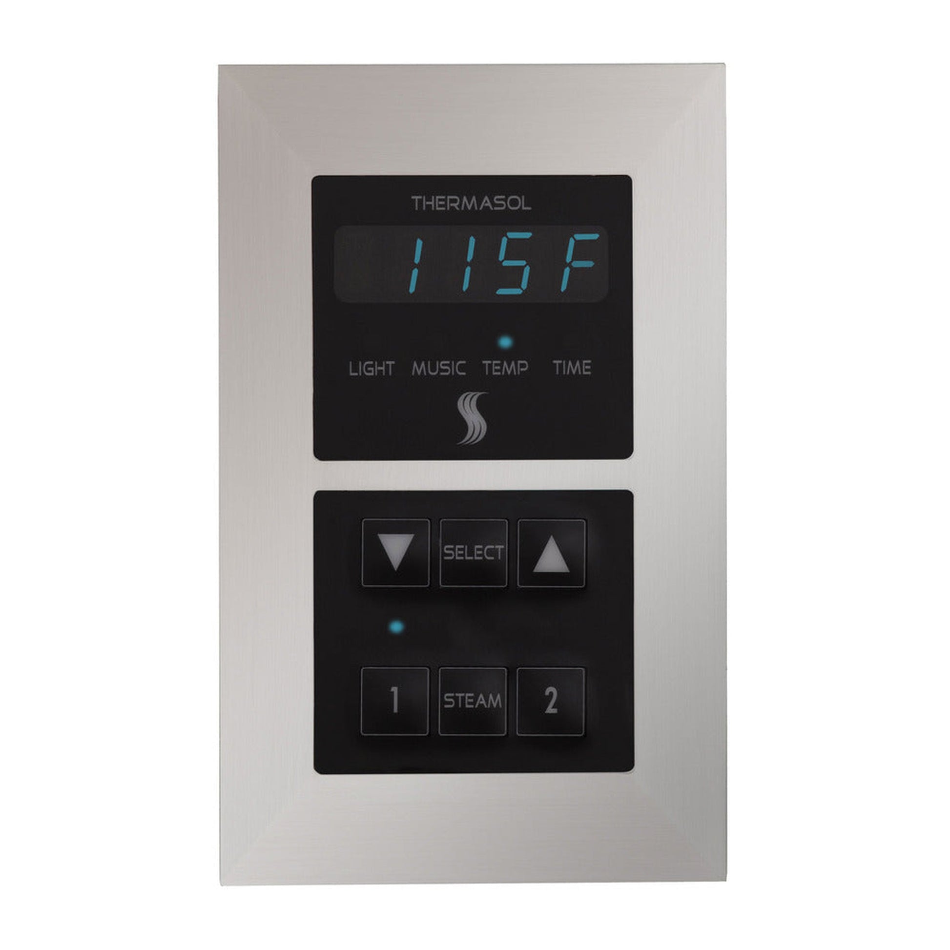 ThermaSol Polished Chrome Finish Recessed Signature Environment Control - Square