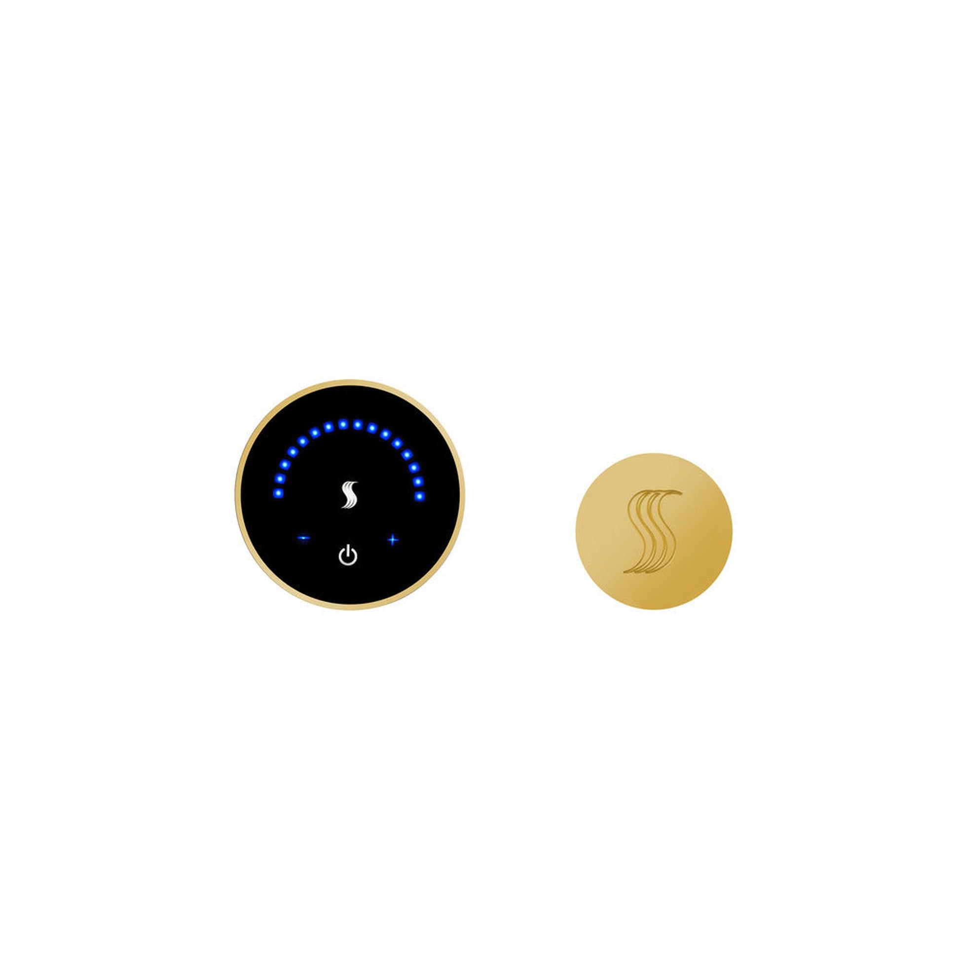 ThermaSol Polished Gold Finish MicroTouch and Round SteamVection