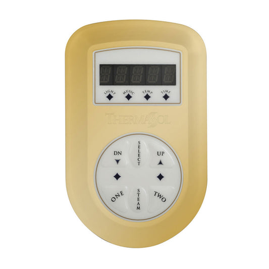 ThermaSol Polished Gold Finish Wall-Mount Signature Environment Control - Round