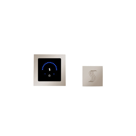 ThermaSol Polished Nickel Finish MicroTouch and Square SteamVection