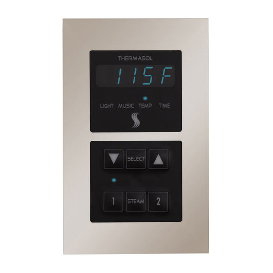 ThermaSol Polished Nickel Finish Recessed Signature Environment Control - Square