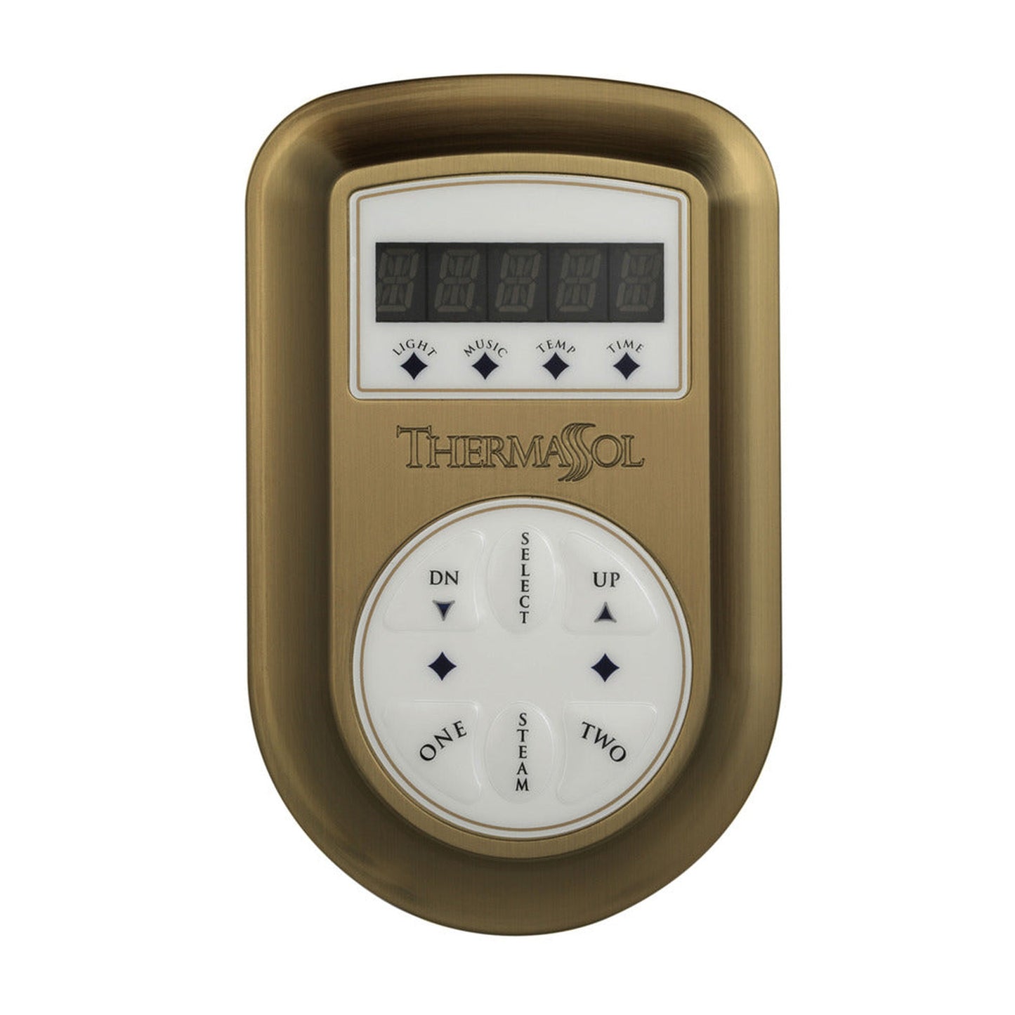 ThermaSol Satin Brass Finish Wall-Mount Signature Environment Control - Round