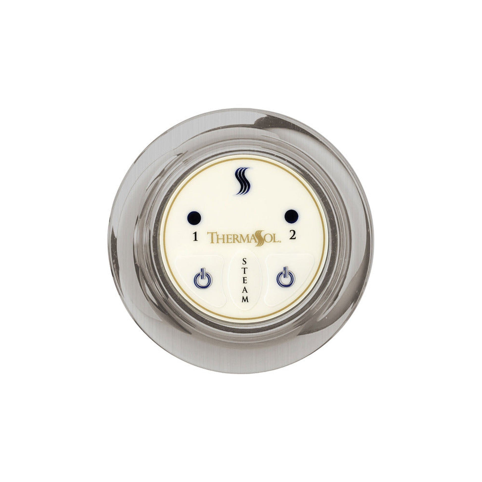 ThermaSol Satin Chrome Finish Easy Start Steam Control - Round