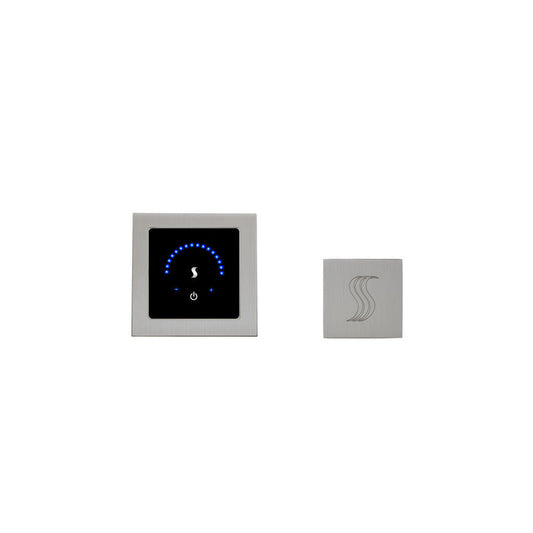 ThermaSol Satin Chrome Finish MicroTouch and Square SteamVection