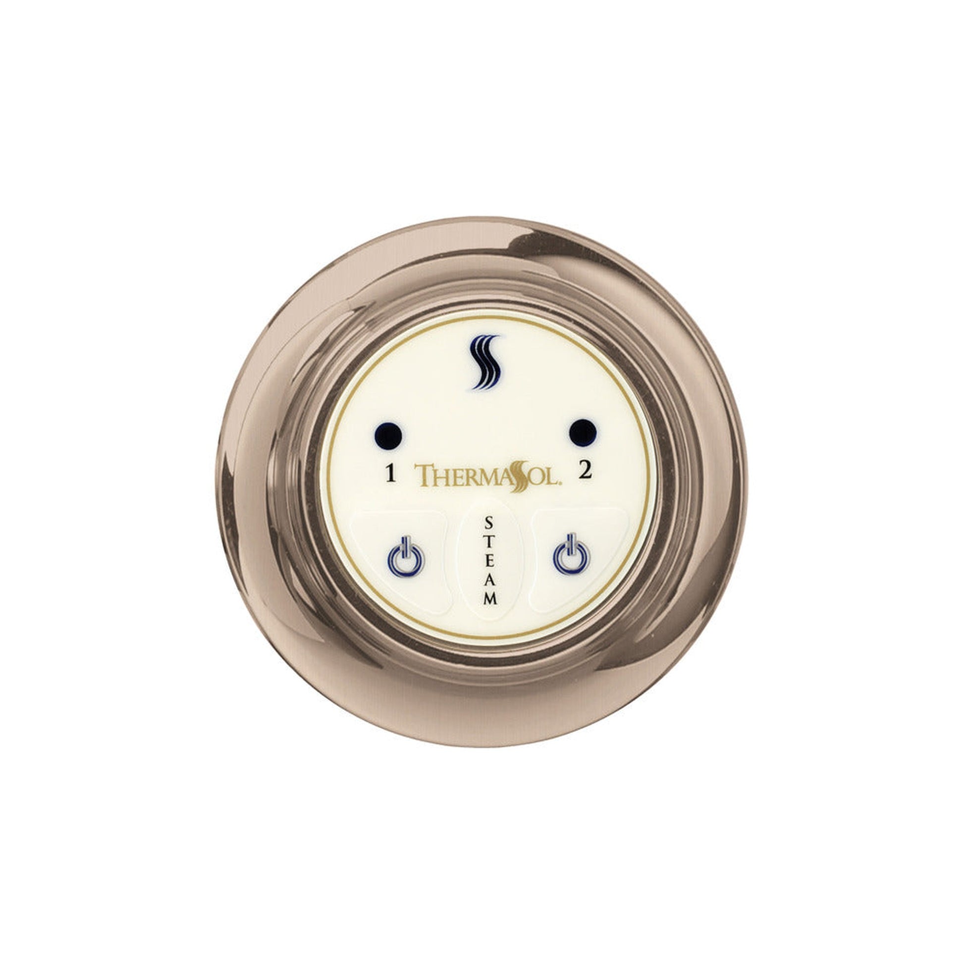 ThermaSol Satin Nickel Finish Easy Start Steam Control - Round