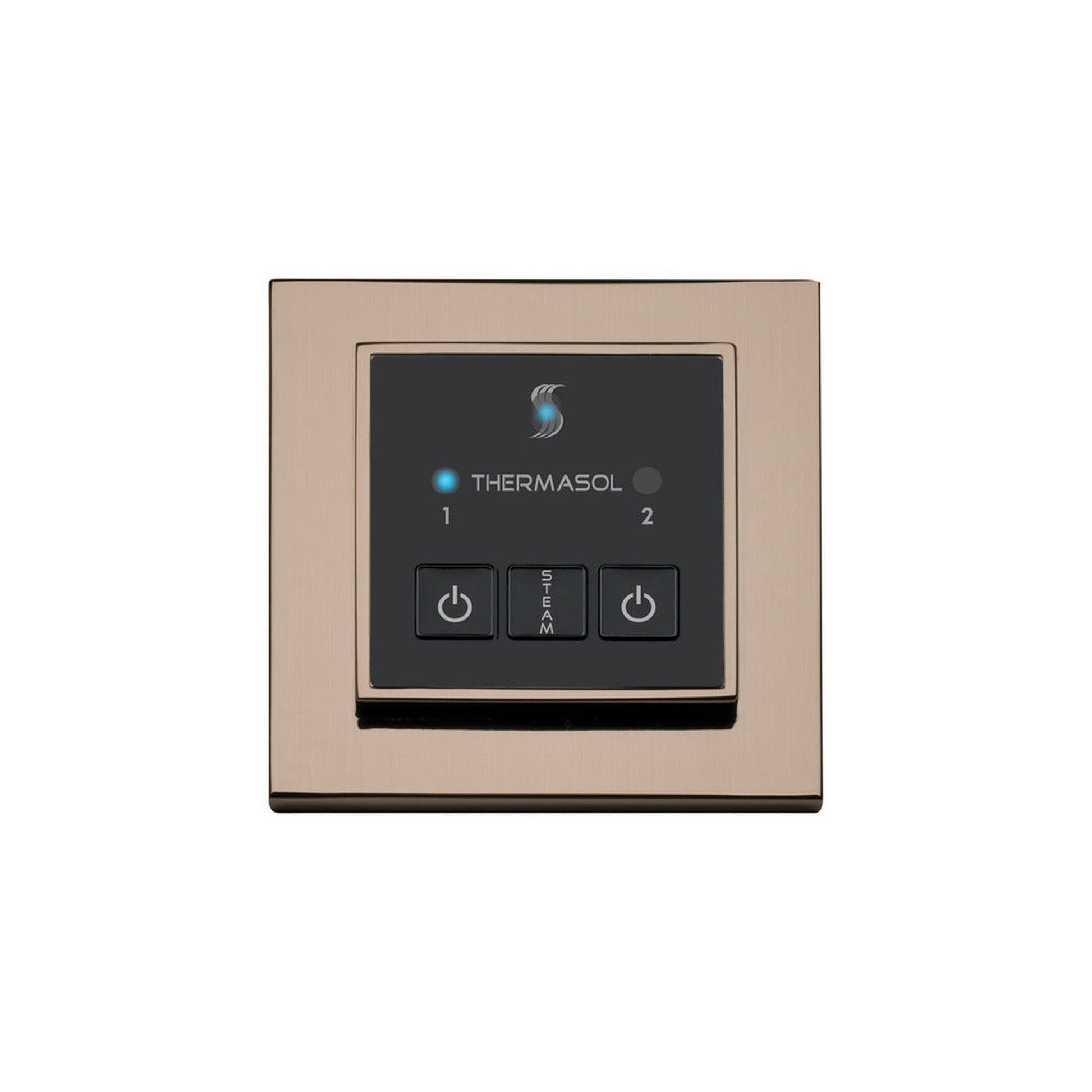 ThermaSol Satin Nickel Finish Easy Start Steam Control - Square